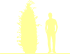 Пиктограмма: высота, биоформа, габитус, habitus, можжевельник обыкновенный (juniperus communis) 'meyer'